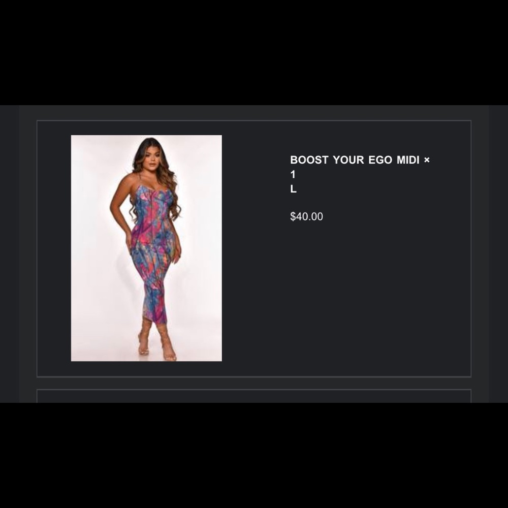 Knee length dress